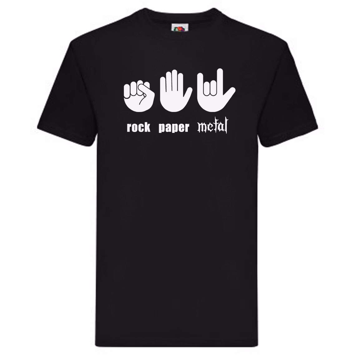 T-Shirt - Rock, paper, metal