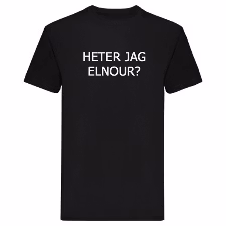 T-Shirt - HETER JAG ELNOUR?