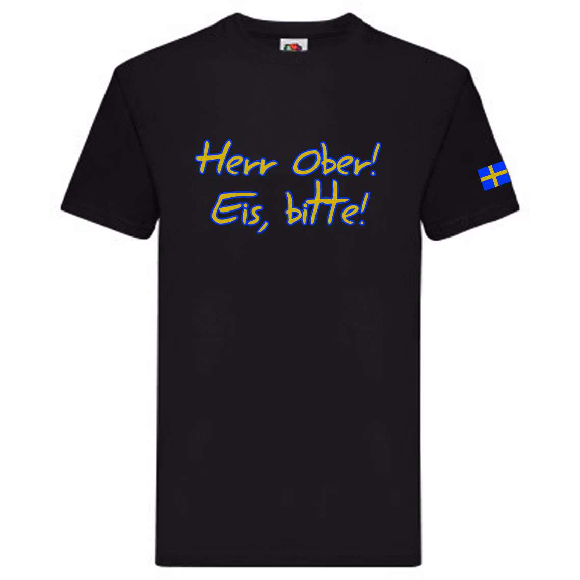 T-Shirt, "Herr Ober, Eis bitte!", Svenska Citat