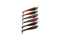 McRubber Shad 9 cm (6-pack) Mix - Svartzonker