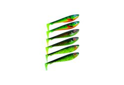 McRubber Shad 9 cm (6-pack) Mix - Svartzonker