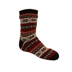 Fodrad socka med halkskydd
