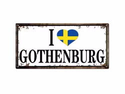 Plåtskylt Göteborg