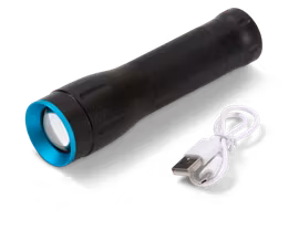 Laddningsbar ficklampa med powerbank 500 lumen