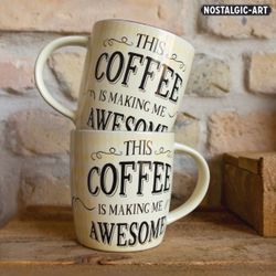 Mugg  - This coffee is making me awesome