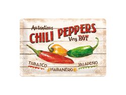 Plåtskylt Chili Peppers