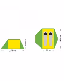 Tält Artic Dome, 2-manna