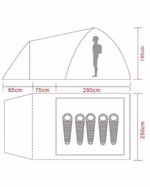 Tält Ekön, 5-manna
