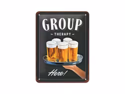 Plåtskylt Group Therapy