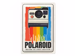 Plåtskylt Polaroid Retro is Just Better