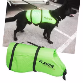 Hundflytväst limegrön - Fladen