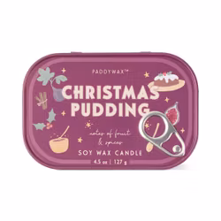 Doftljus i plåtask Christmas Pudding - Paddywax