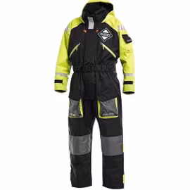 Flytoverall 845XY Svart/Gul - Fladen