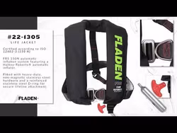 Uppblåsbar limegreen D-ring 150N - Fladen