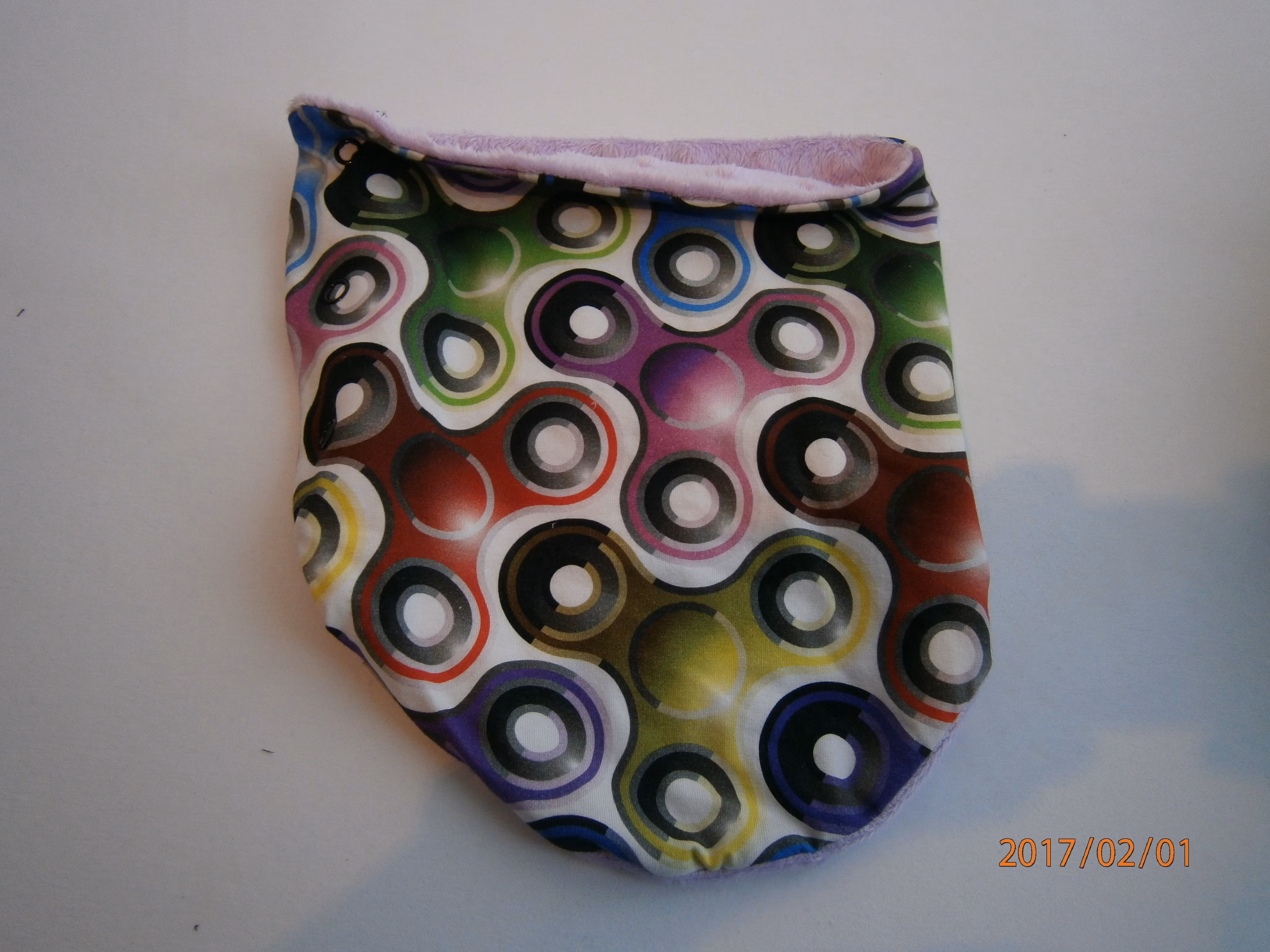 Kopia Fidget spinner med lila minky som foder