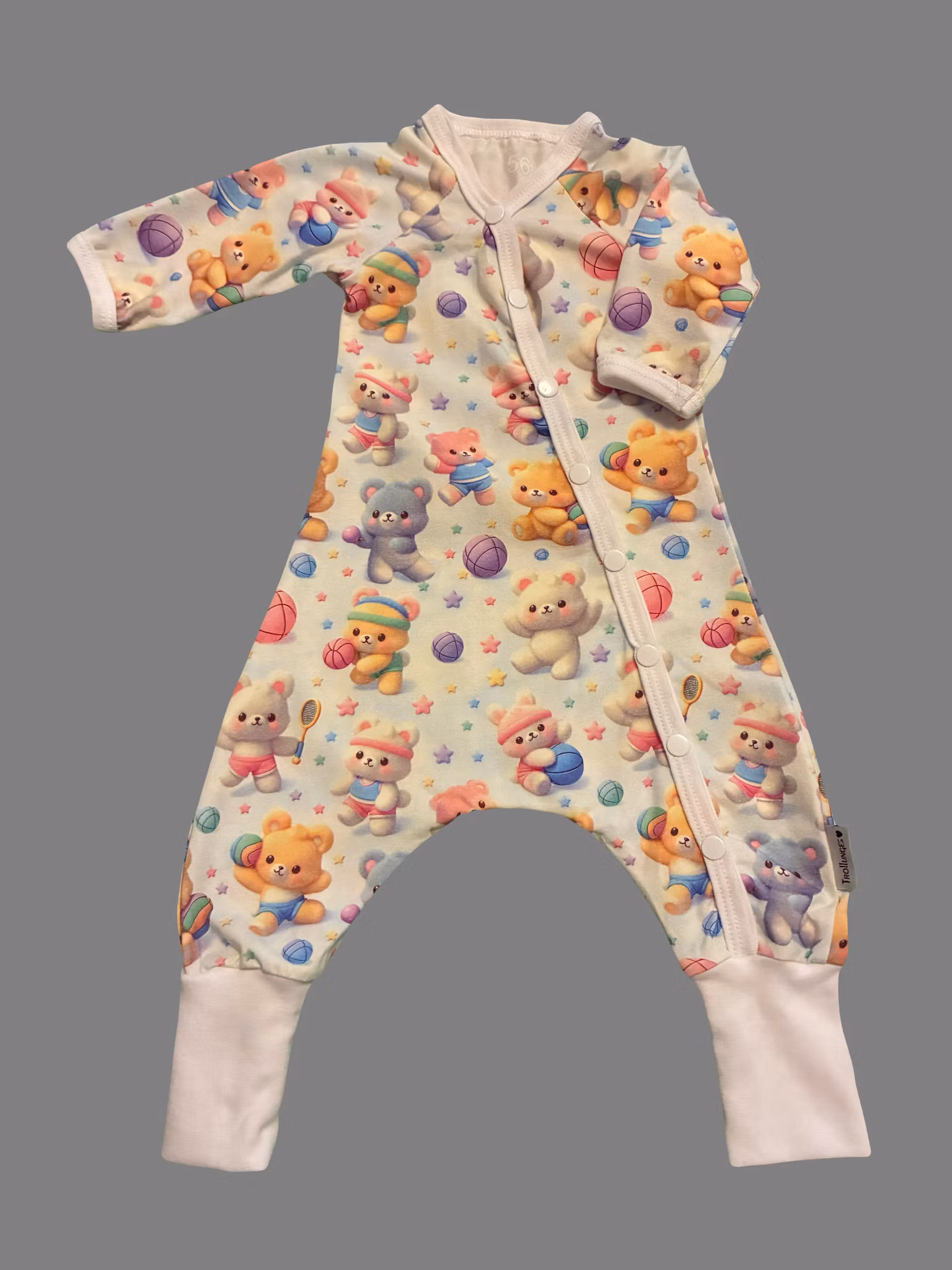 Baggydress björnar. Stl 56