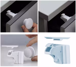Osynligt Magnetlås 4-pack - Premium - Skåp och Lådor