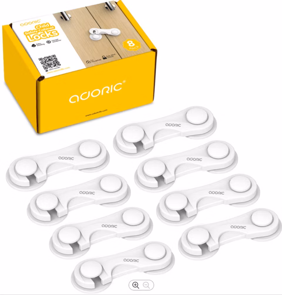 Skåplås 8-pack