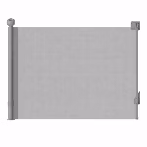 Barngrind Rullgardin - Draga Safe - 160 cm - Automatisk Låsning - Grå