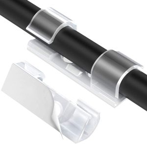 Kabelklämmor 10-Pack - Självhäftande