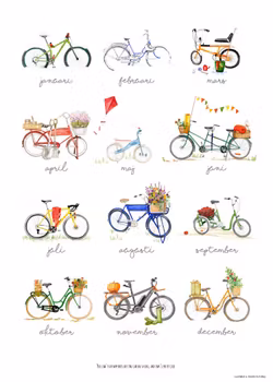 Cykelaffisch  (500x700mm)