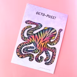 Vykort - Octo-puss