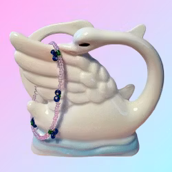 Armband - Rosa blåbär