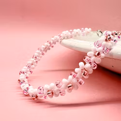 Armband - Rosa maräng