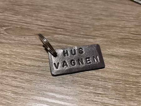 Nyckelring i smide: Husvagnen