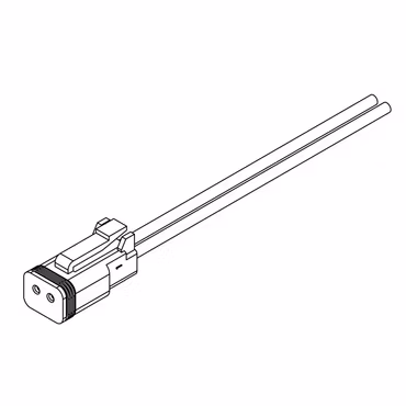 Deutsch (DT04-2P) 100cm anslutningskabel