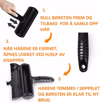 Superbørsten Pro: Fjern hår raskt og enkelt!
