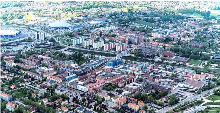 Solcellslampa utomhus vägghängd Borlänge