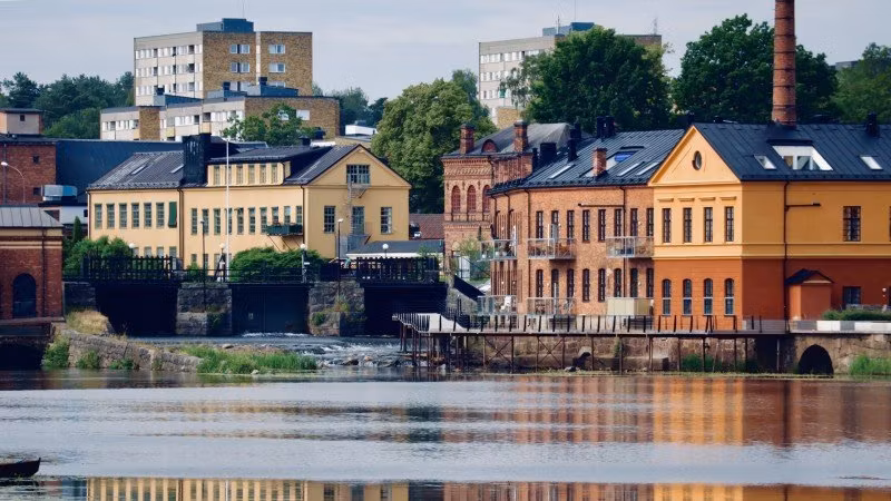 Solcellslampa utomhus vägghängd Eskilstuna