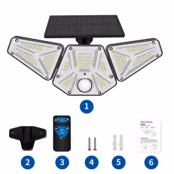 Solcellslampa - 2 PACK Rörelsedetektor