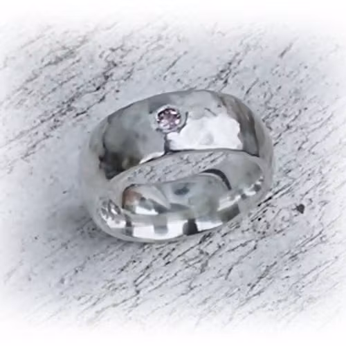 IVALDE silverring med safir