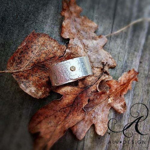 MARMOR diamantring i silver