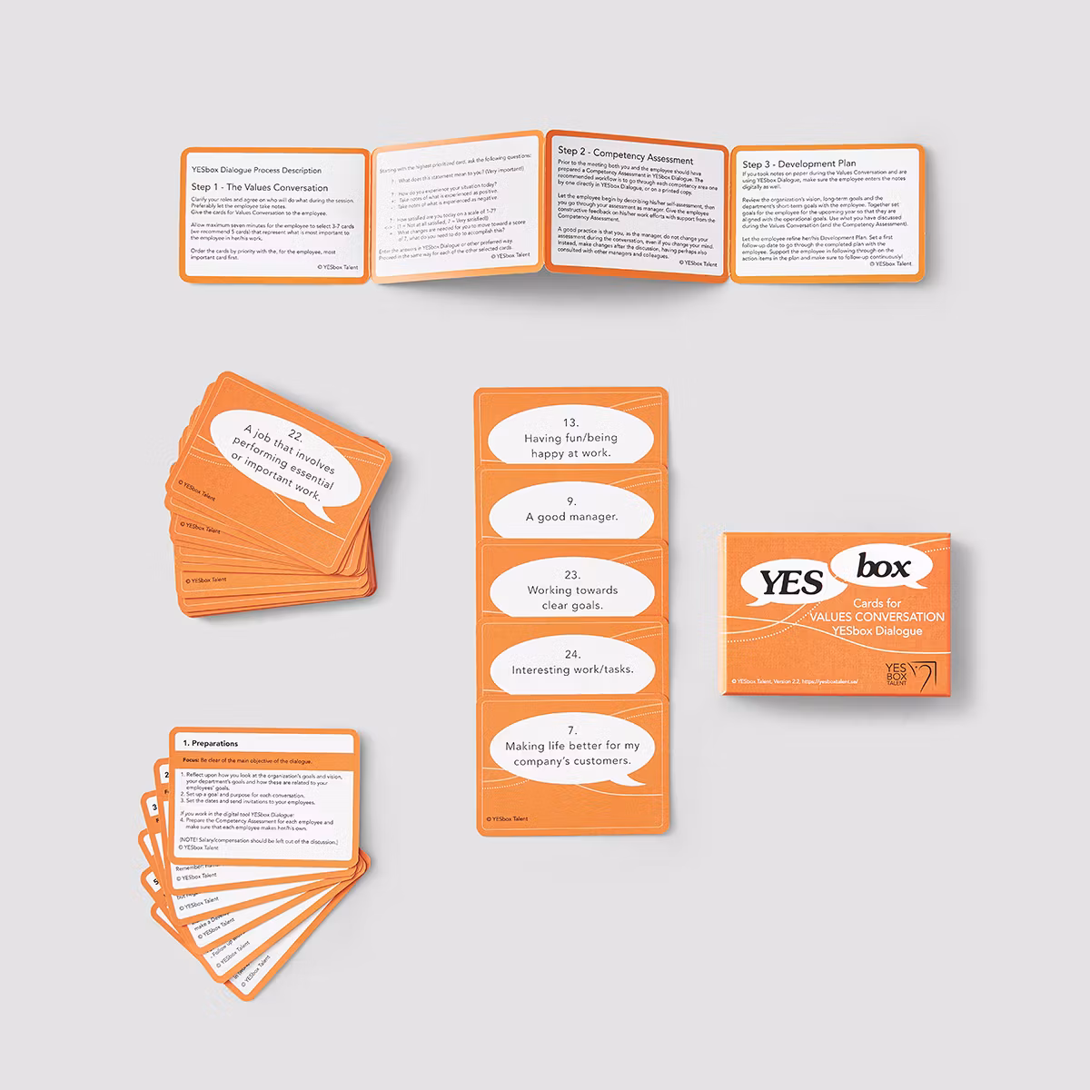 3 st YESbox – Cards for value conversations (spara 400 kr)