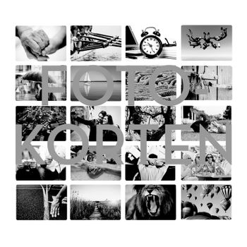 Digitala Fotokort - svartvita
