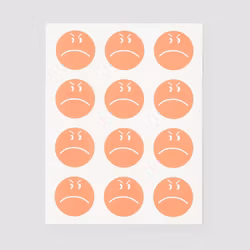 Mötesmärken Emoji 2 – 60 pack