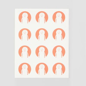 Mötesmärken Emoji 5 – 60 pack