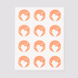 Mötesmärken Emoji 6 – 60 pack