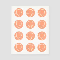 Mötesmärken Emoji 10 – 60 pack