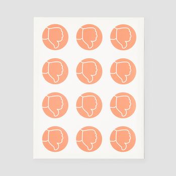 Mötesmärken Emoji 10 – 60 pack