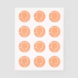 Mötesmärken Emoji 10 – 60 pack