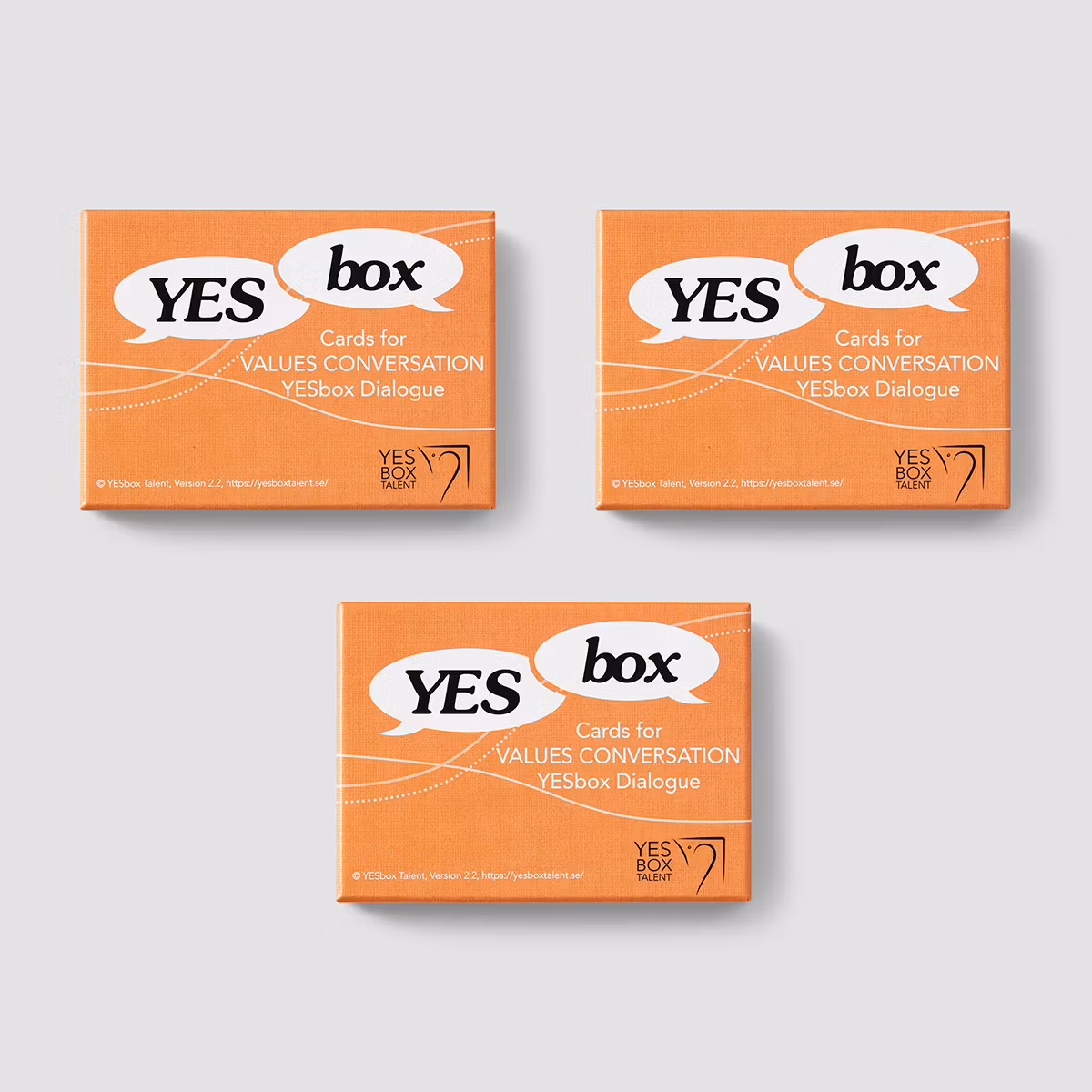 3 st YESbox – Cards for value conversations (spara 400 kr)
