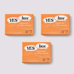 3 st YESbox – kort för värdesamtal (spara 400 kr)