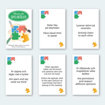 Digitala Korten för Spelregler