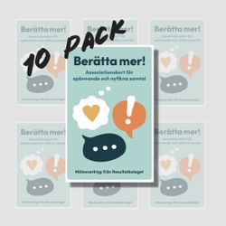 10 pack - Berätta mer korten (spara 460 kr)