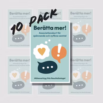 10 pack - Berätta mer korten (spara 460 kr)