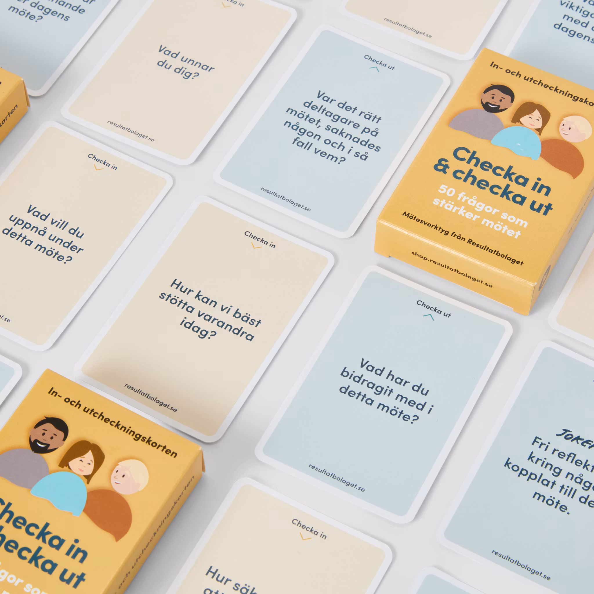 In-och utcheckningskorten